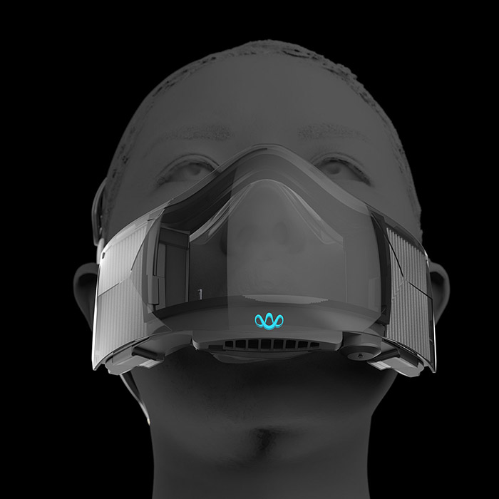 N95 POSITIVE AIRFLOW MASK | 4DESIGN Design & Development 4DESIGN NZ